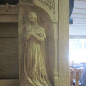 [SUN] in a wood cathedra by Gérard Kebuz