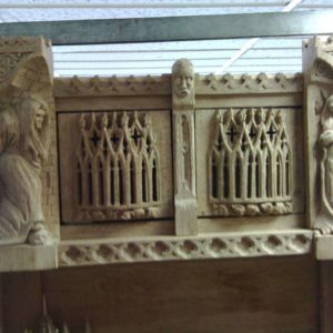 [SUN] in a wood cathedra by Gérard Kebuz