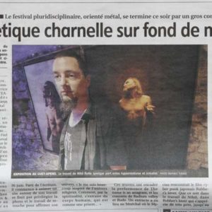 Article in french newspaper 'La Montagne'