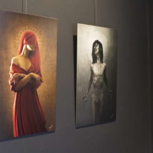 [SUN] & [THE THIRD ANGEL] prints in Ventre exhibition
